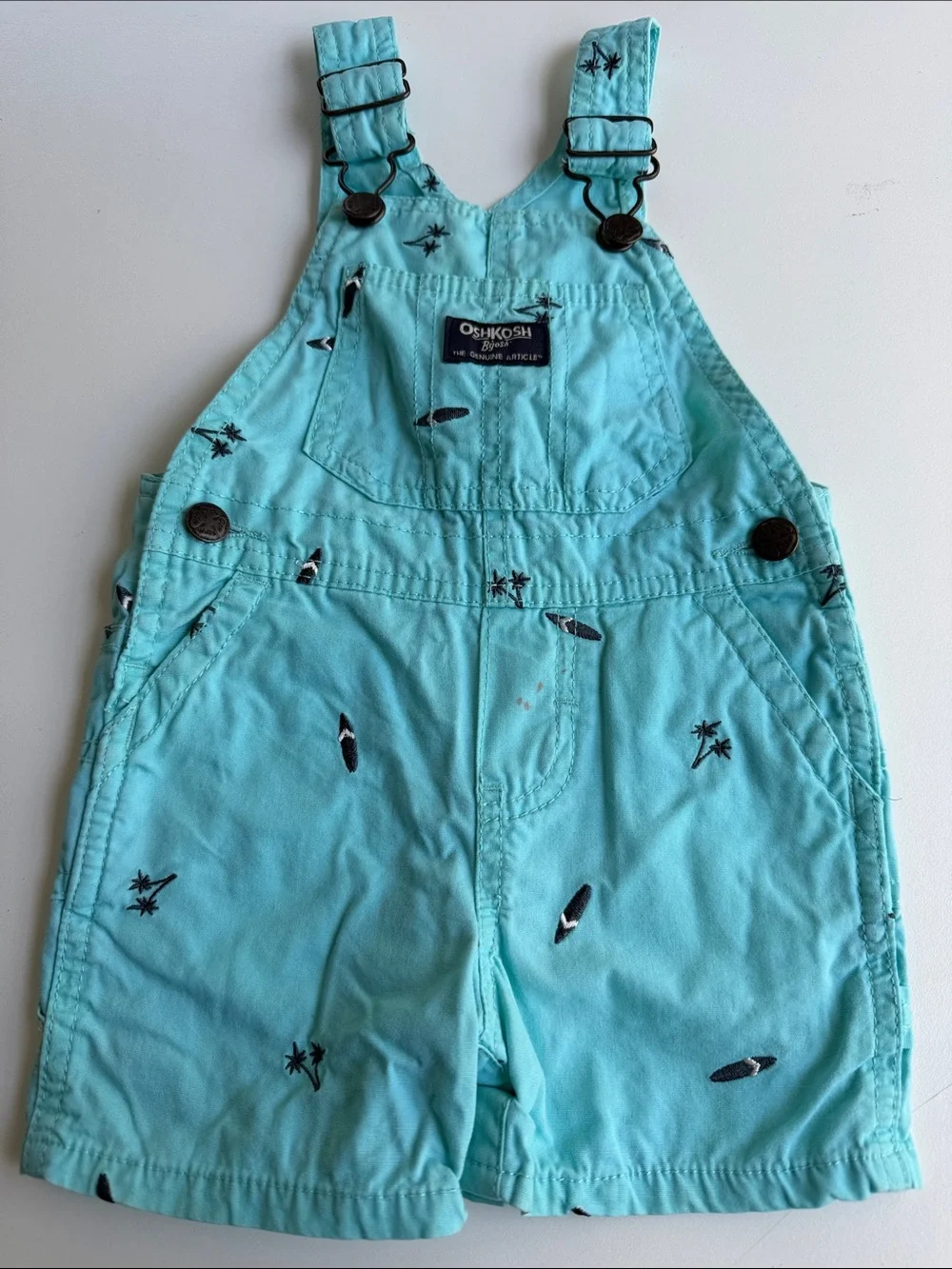 OshKosh B'gosh Surf Toddler Overalls 12m
